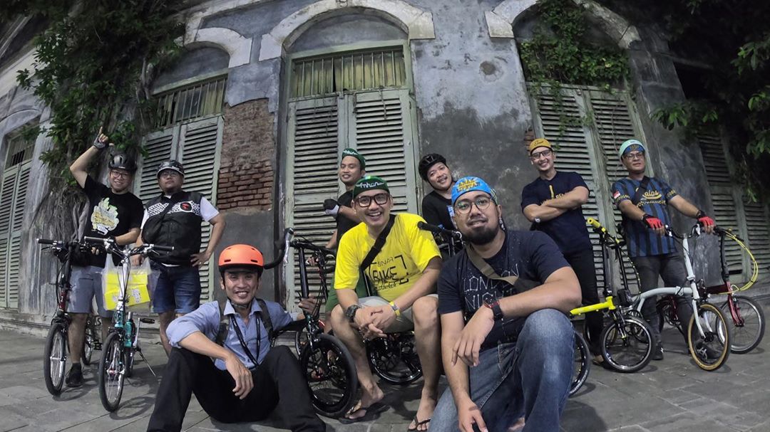 SeGO di salah satu sudut Kota Lama Semarang yang jadi spot foto favorit